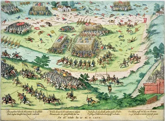 Die Schlacht von Moncontour, 3. Oktober 1569